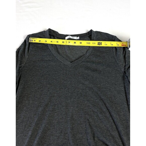 Shibever‎ Women Long Sleeve W/ Accent Buttons One Side, Small, Gray Soft LRC6-1 - Picture 2 of 7